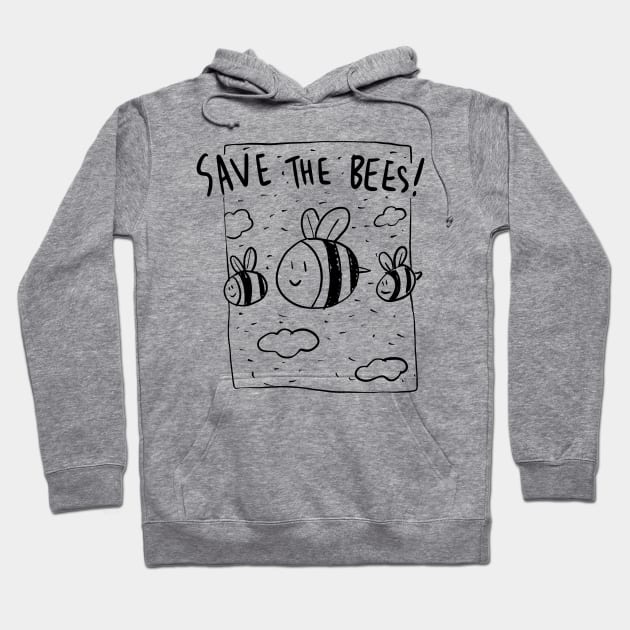 save the bees Hoodie by MagnumOpus